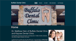 Desktop Screenshot of buffalodentalclinic.com