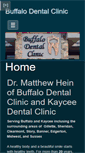 Mobile Screenshot of buffalodentalclinic.com