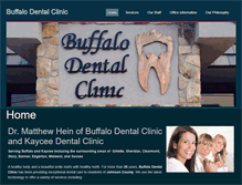 Tablet Screenshot of buffalodentalclinic.com